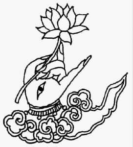 red lotus eyehand image